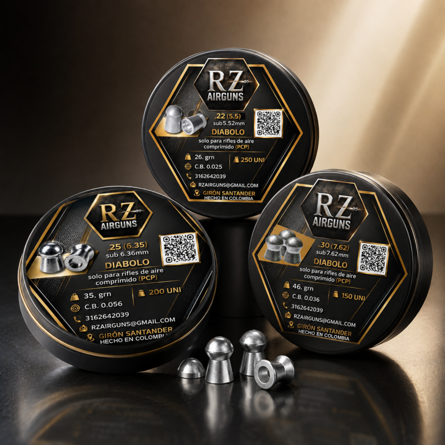 Diábolos RZ - tres latas fondo oscuro Diábolos RZ